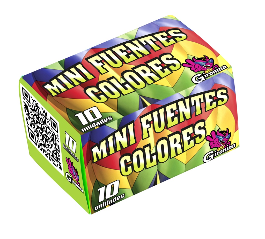 10 FUENTES MULTICOLORES